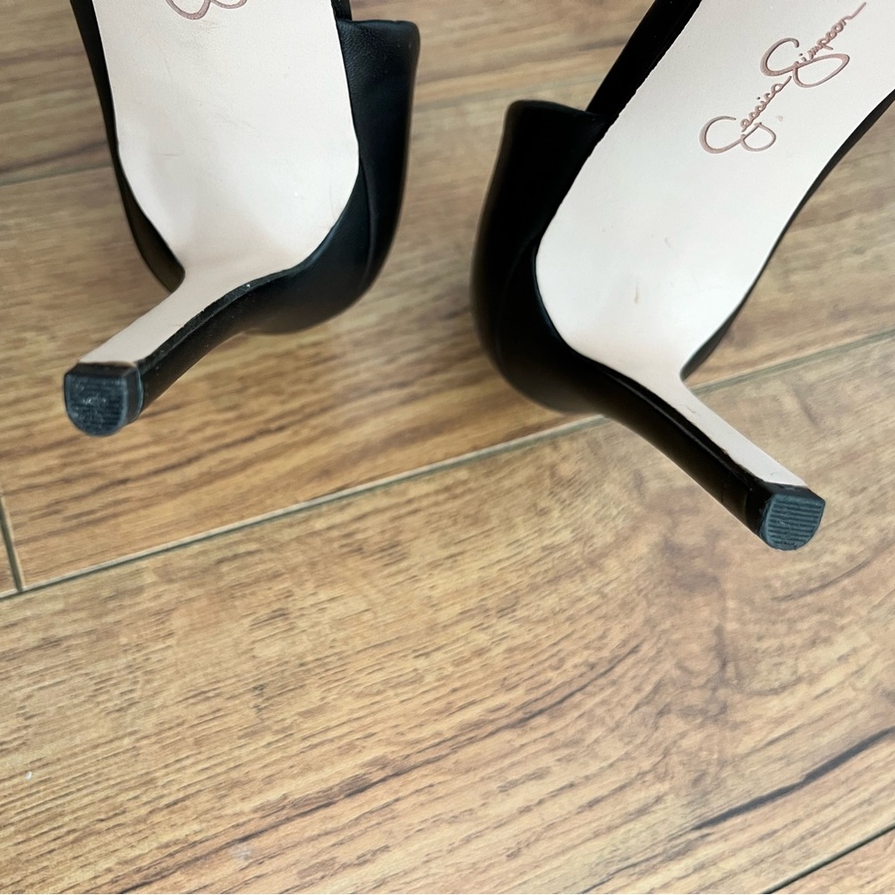 Jessica Simpson Black Prizma D’Orsay Pointed Toe Heel (Size 8.5) - Picture 9 of 9